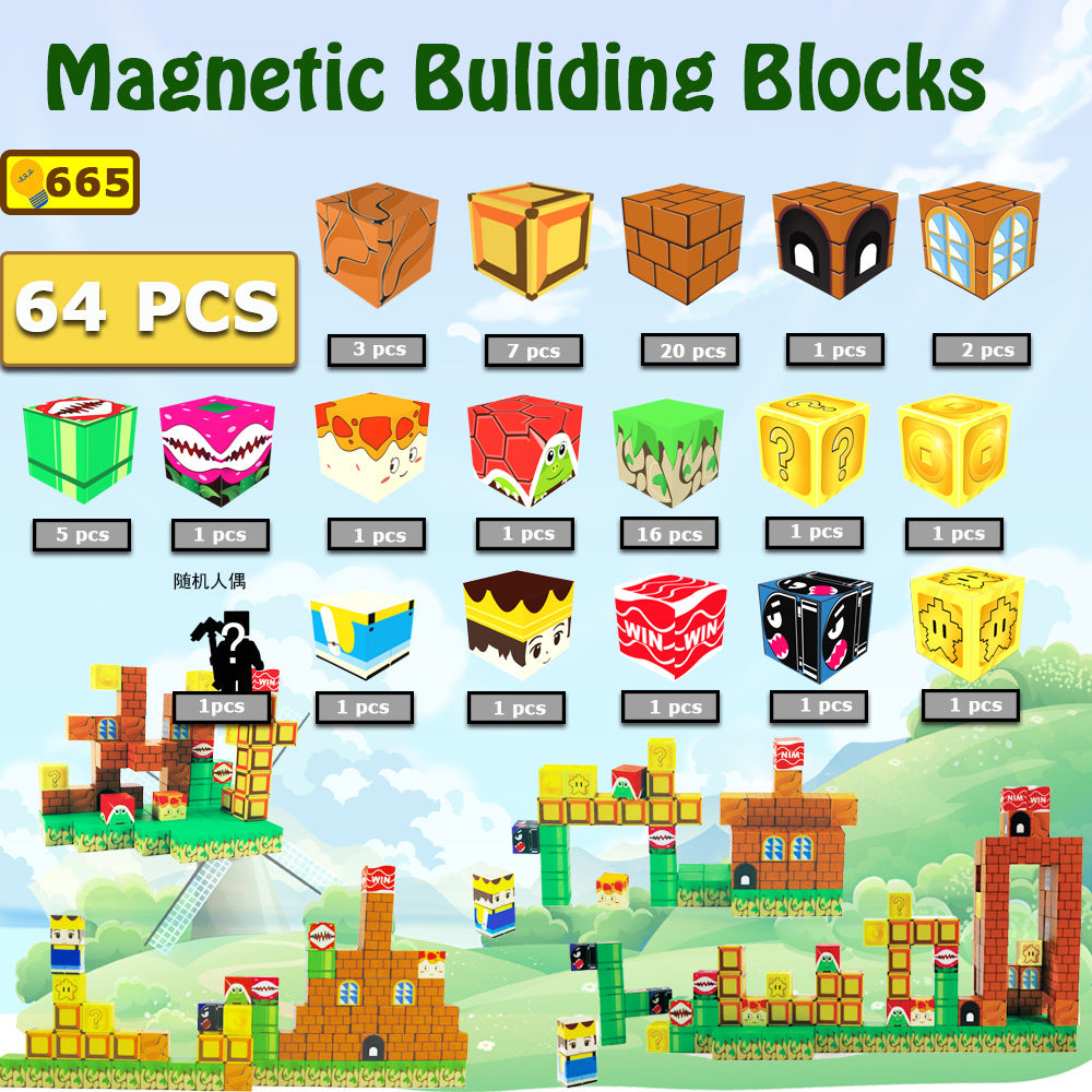Magnetische Bausteine für Kinder - Spileo
