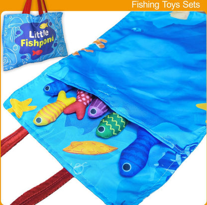 Montessori Angelspiel ab 1 Jahr | Motorikspielzeug Fische Angeln für Kleinkinder | Lernspielzeug für Jungen & Mädchen | Perfektes Ostergeschenk