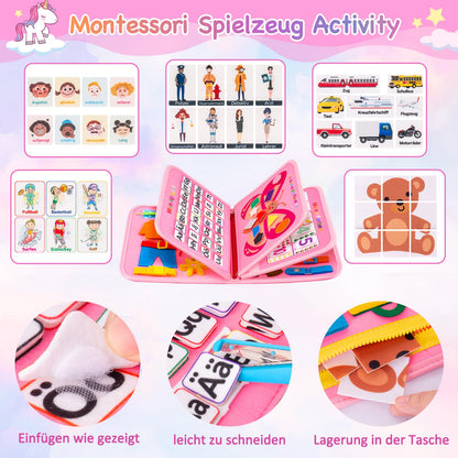 Busy Board Montessori Spielzeug ab 1–5 Jahre Spileo