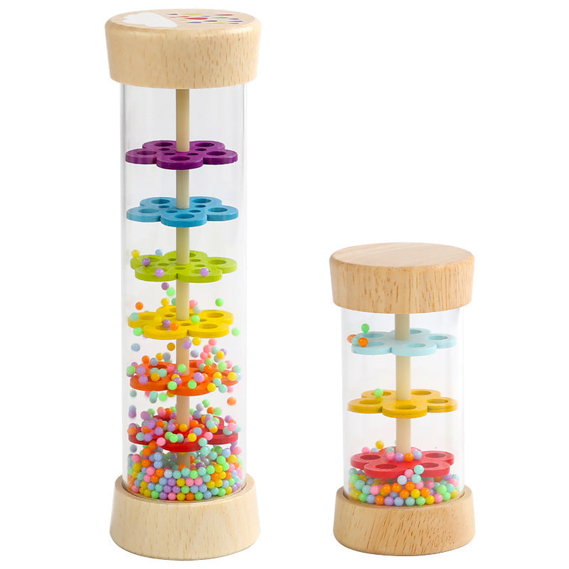 Holz Baby Rassel 0+ Monate Sensorik Montessori Spielzeug