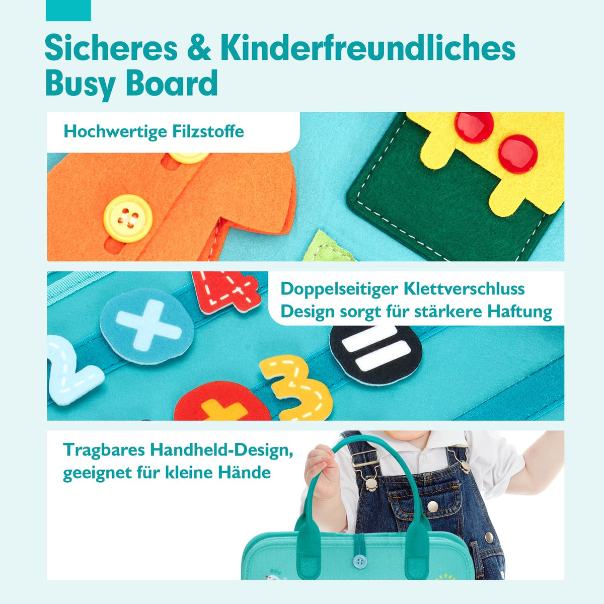 Montessori Spielzeug mit 9-in-1 Aktivitäten Spileo