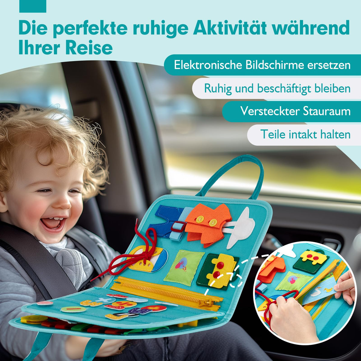 Montessori Spielzeug mit 9-in-1 Aktivitäten Spileo