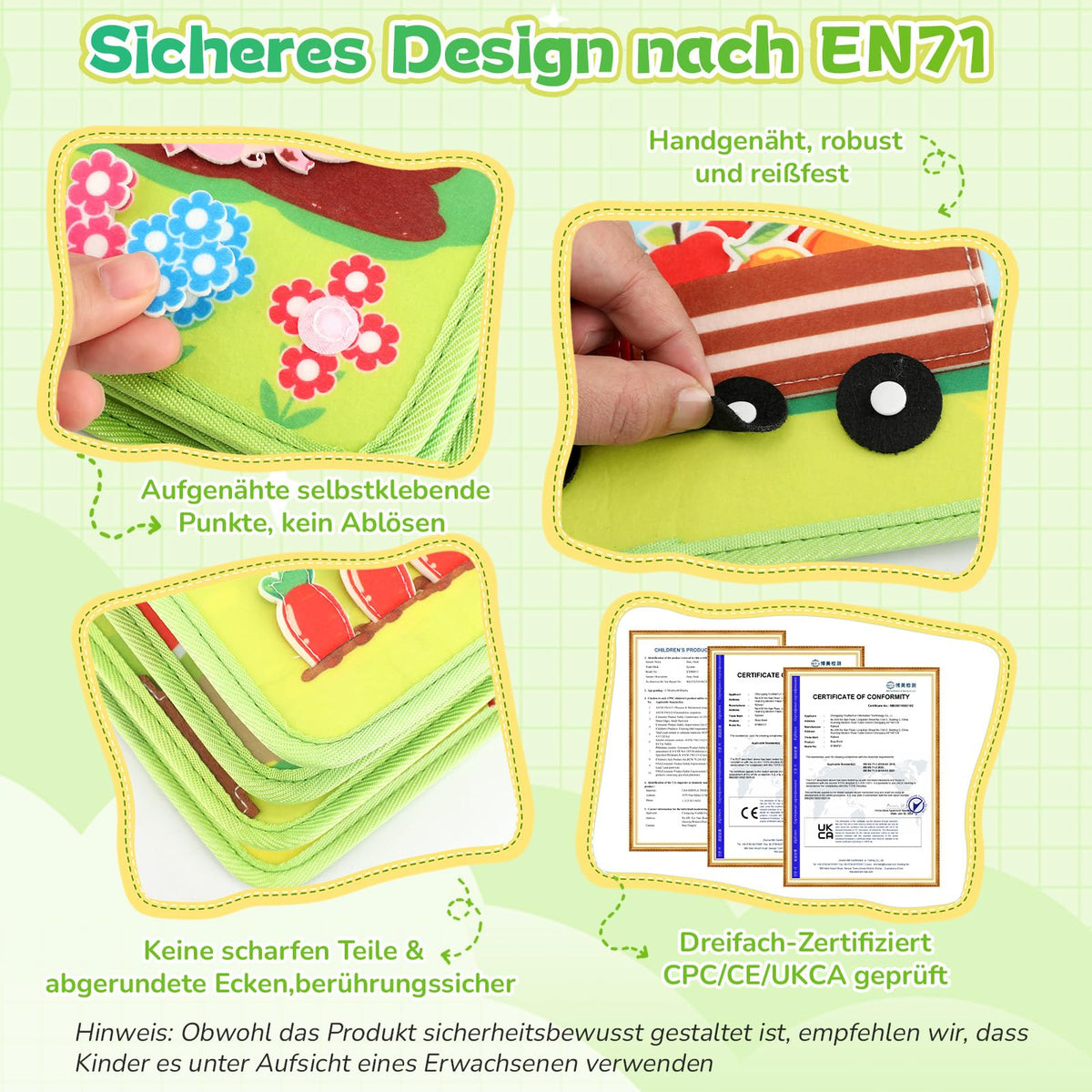 Busy Board Montessori Spielzeug ab 1 Jahr Spileo