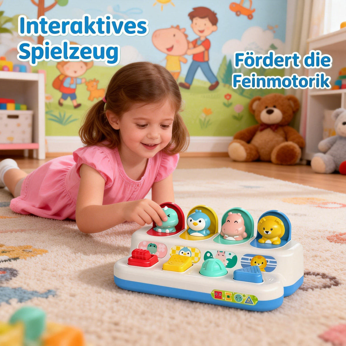 Montessori Spielzeug Baby ab 6 Monate – Motorikspielzeug, Lernspielzeug & Geschenk