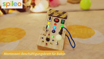 Busy Board Montessori Holzspielzeug ab 1 Jahr